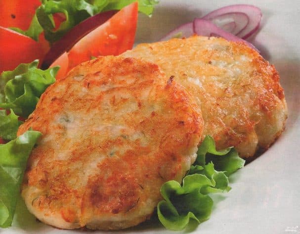 Курыныя кацлеты ў паніроўцы