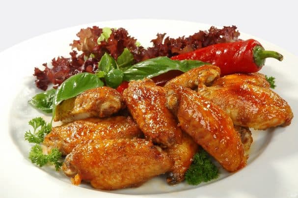 Курыныя крылышкі ў мультыварцы