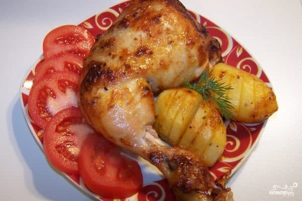 Chicken legs in the microwave