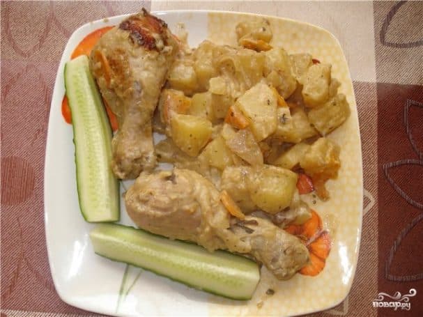 Chicken legs in a multicooker