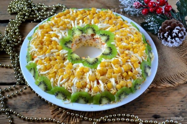 Курячий салат на Новий рік