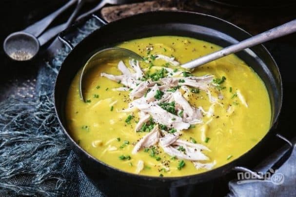 Курыны суп з бульбамі