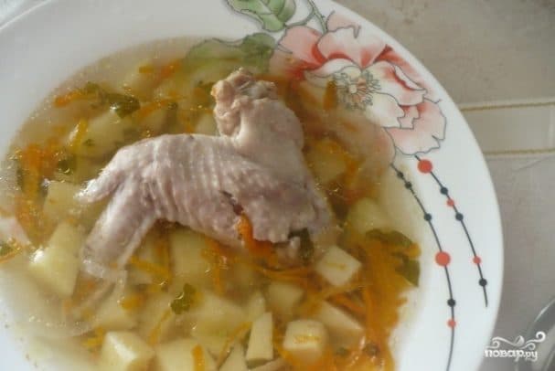 Куриный суп в мультиварке