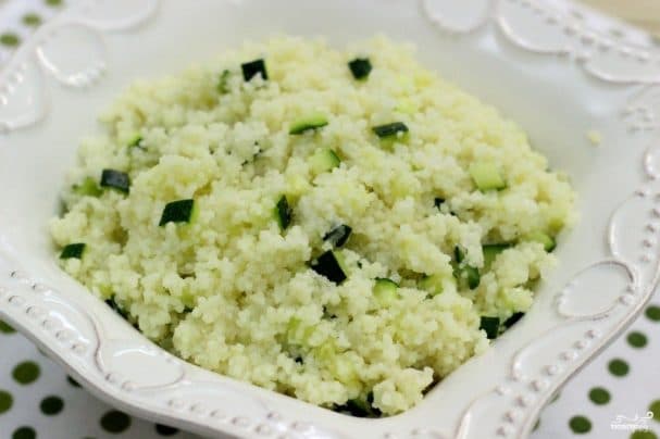 Couscous with zucchini