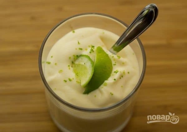 Lime mousse