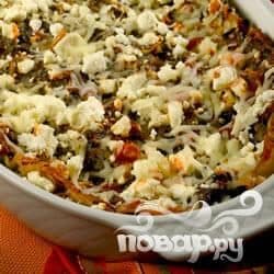 Лазанья с артишоком и шпинатом