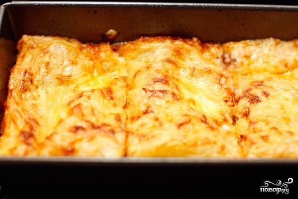 Лазанья з курячим фаршем