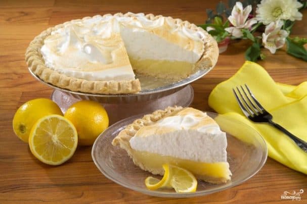 Light lemon pie