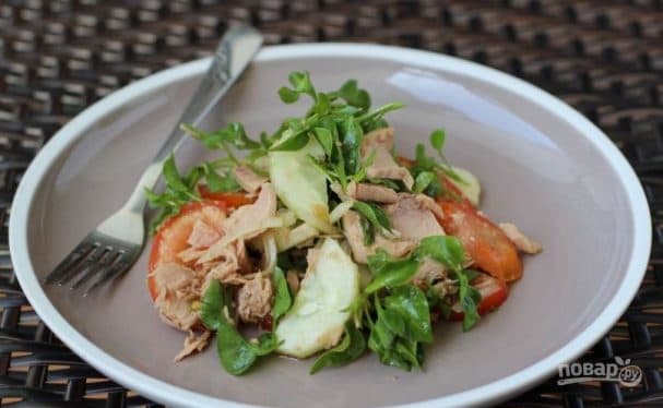 Light tuna salad