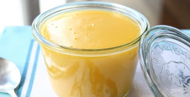 Lemon cream for desserts