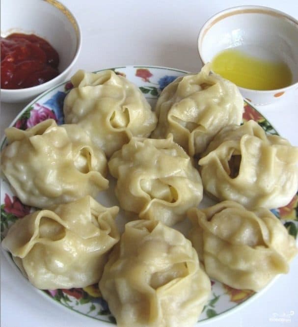 Uzbek-style manty