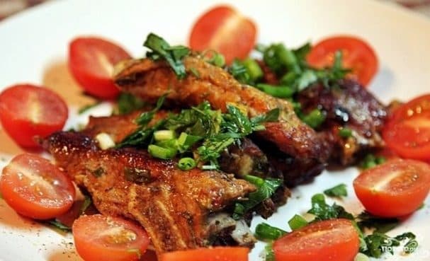 Baked Marinated Pork Ribs