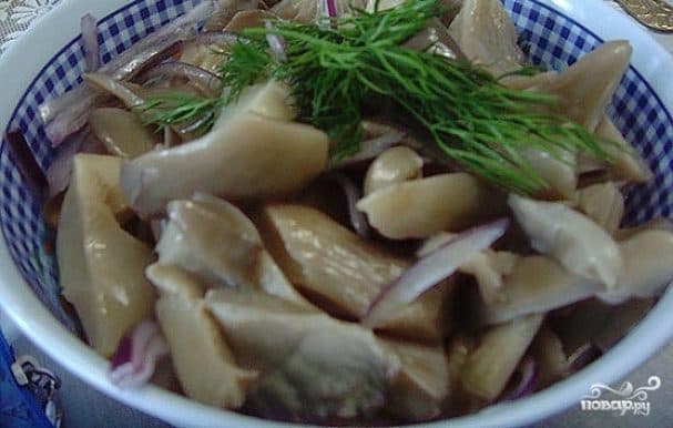 Маринованные вешенки на зиму