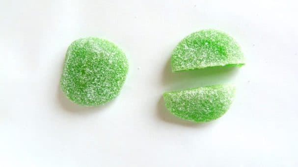 Kiwi jelly candy
