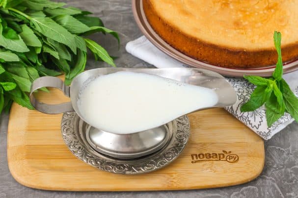 Молочна просочення для бісквіту