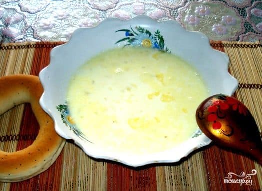 Молочна супа з пшоном