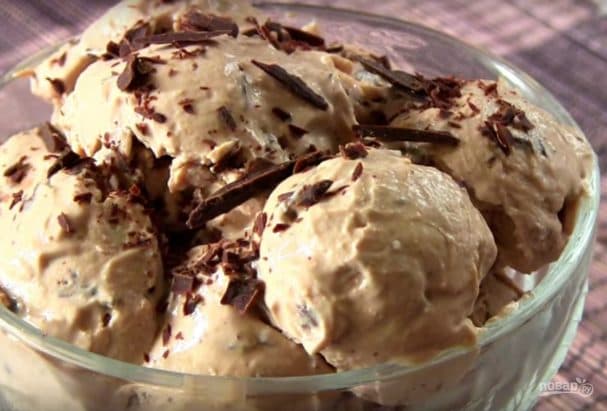 Chocolate cottage cheese ice cream
