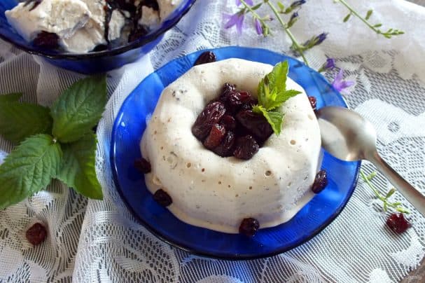 Морозиво з родзинками