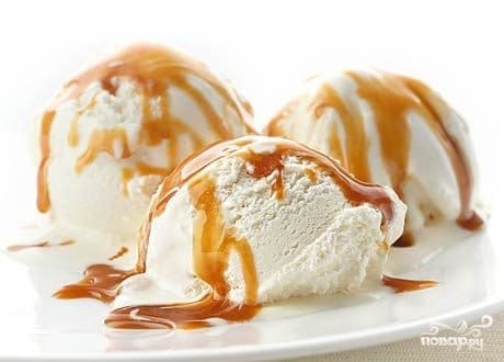 Honey ice cream