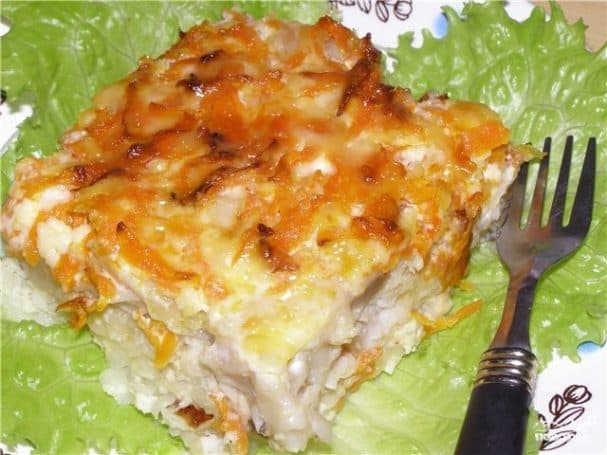 Морской язык с картофелем