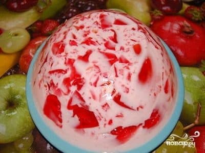 Мраморное желе