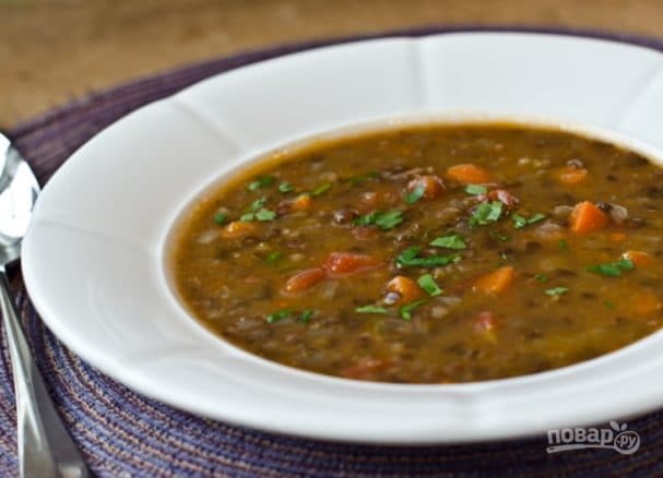 Meat puree soup