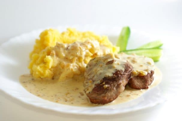 Мясо ў гарчычным соусе