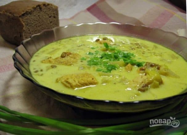 Unusual chicken soup