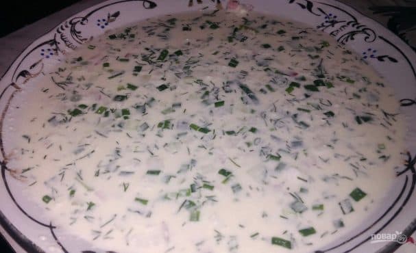 Дамашняя акрошка на квасе