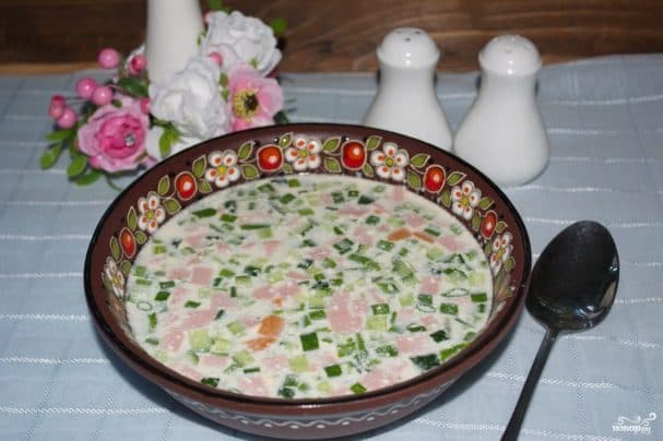Classic okroshka