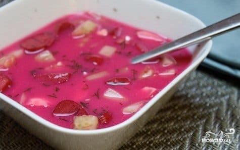 Окрошка на воде
