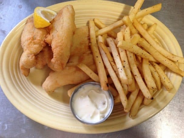 Perch in batter
