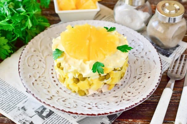 с ананасом
