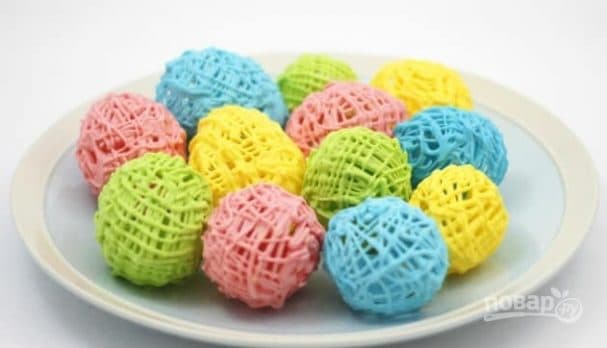 Easter chocolate eggs
