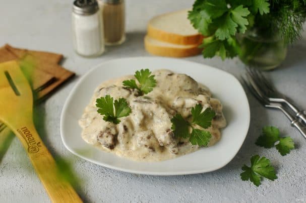 Liver in sauce