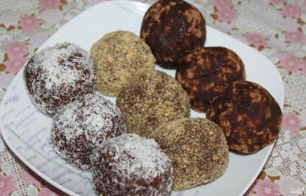 Пирожное со сгущенкой