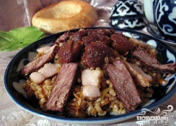 Плов из перловки