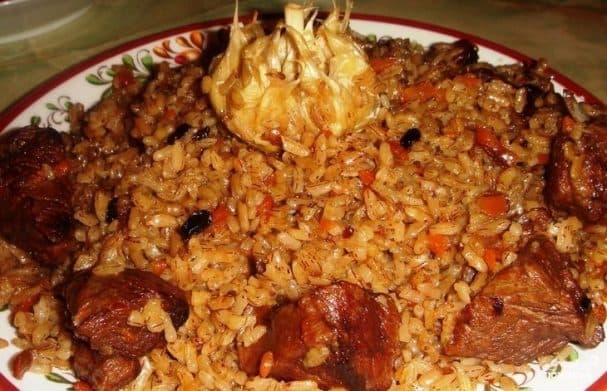 Плов з часником