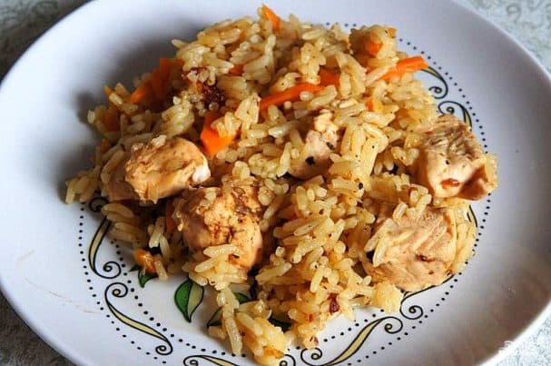Плов с индейкой