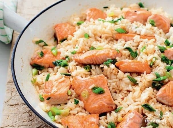 Fish pilaf