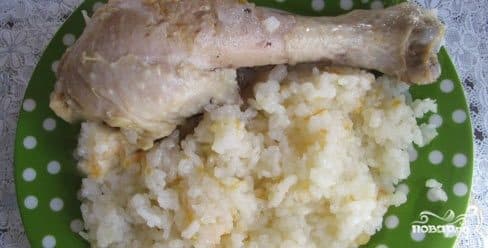 Плов в пароварке с курицей