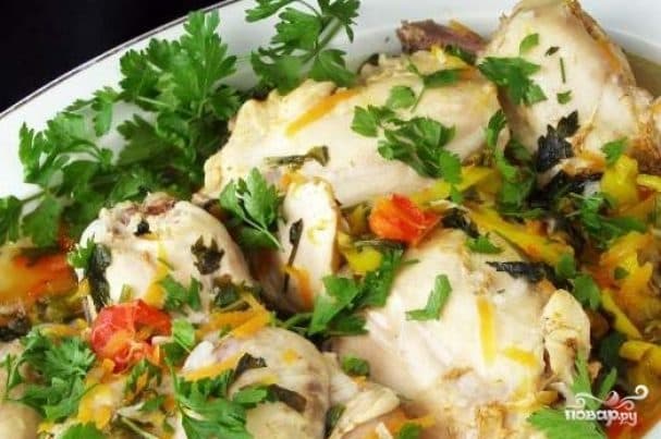 Падліўка з курыцы ў мультыварцы