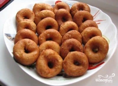 Donuts with garlic