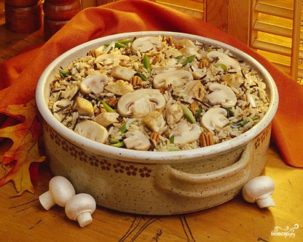Vegan pilaf in a multicooker