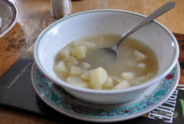 Простой картофельный суп