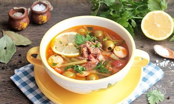 Просты рэцэпт салянкі мясной