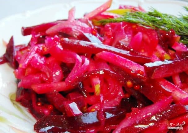 Simple beet salad