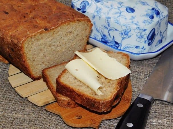 Wheat-rye bread with bran