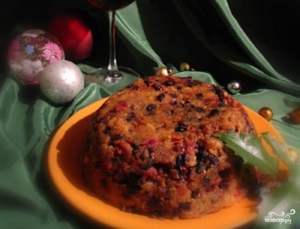 English Christmas pudding