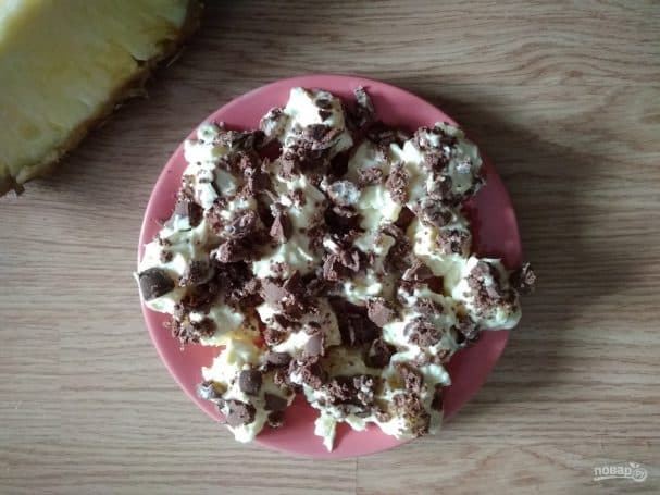 Raffaello with pineapple